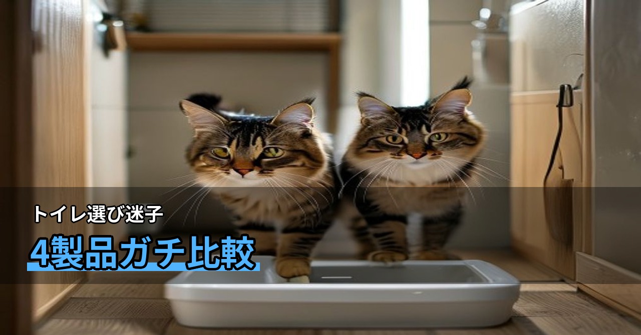 猫のシステムトイレ、結局どれがいいの?デオトイレと人気3種のおすすめ比較