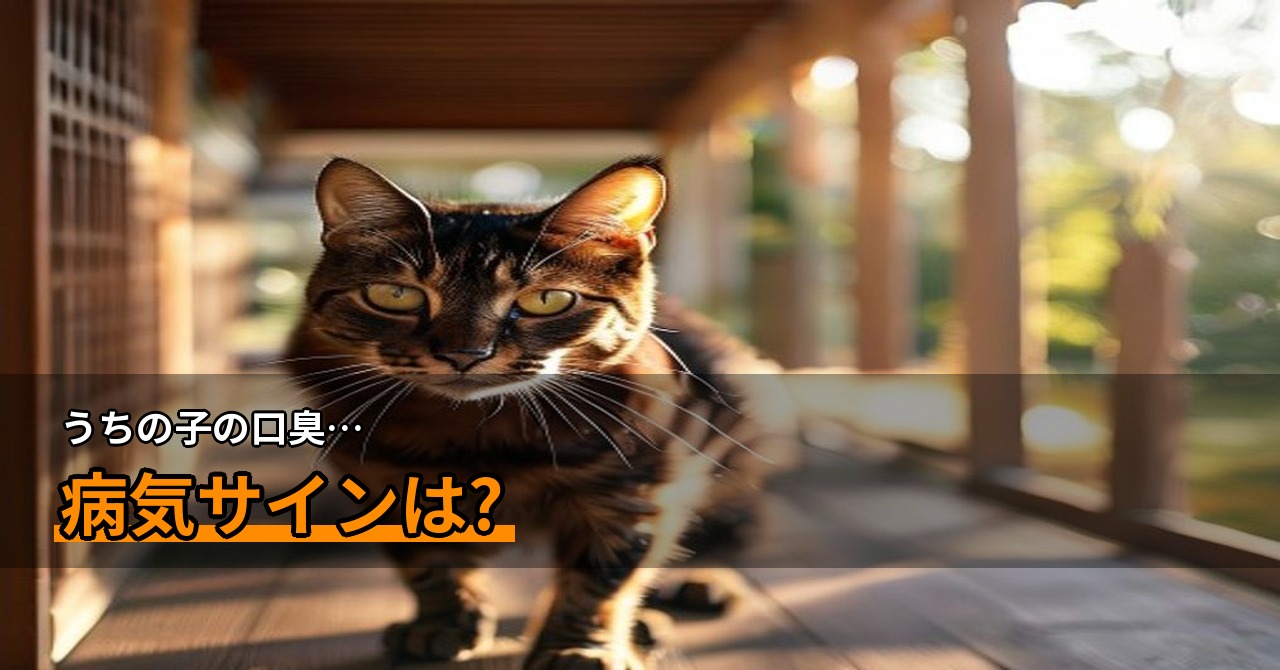 猫の口臭、原因は歯周病だけじゃなかった。対策と病気のサインの見分け方