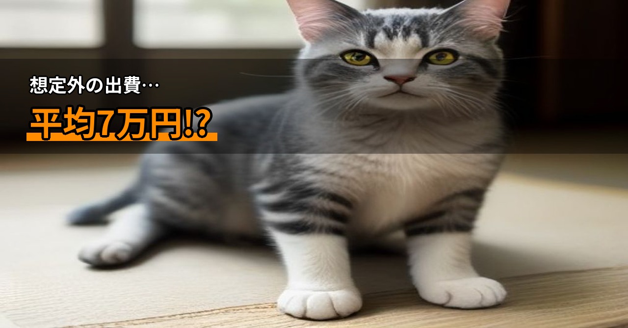 猫の年間医療費はいくら?平均・統計データからわかる費用の目安